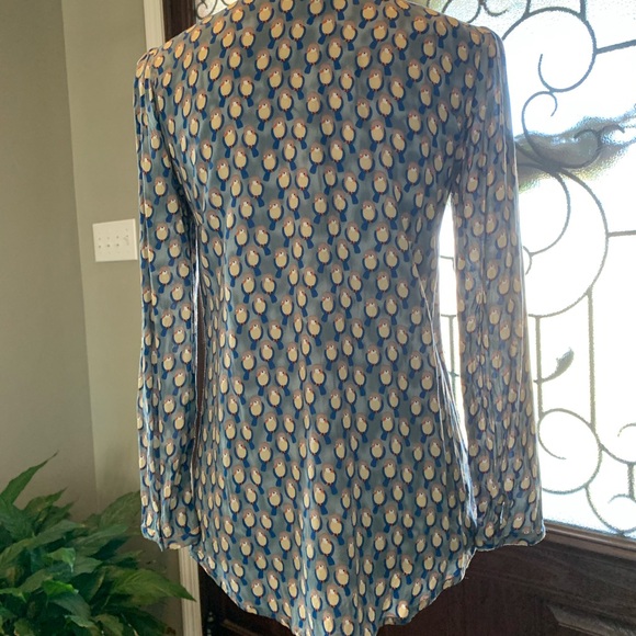 Papillon Blouse with Pin-tucking Front Bodice M - Picture 5 of 11